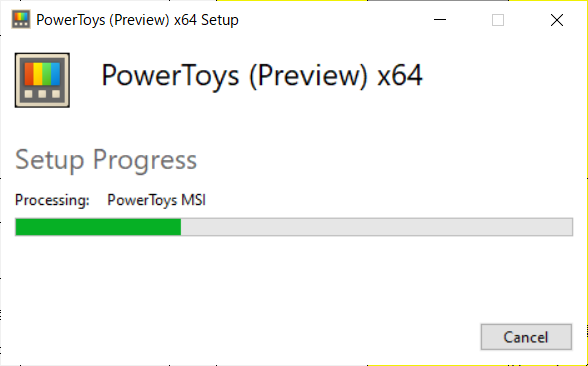 更新プログラムのインストールが行われる