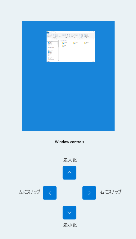 Shortcut Guideの左側
